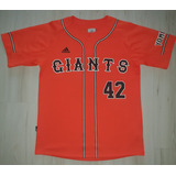 Camisa De Basebol San Francisco Giants adidas #42 Kroon Mlb