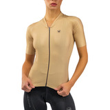 Camisa De Ciclismo Feminina Free Force Sand (areia)