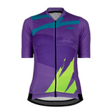 Camisa De Ciclismo Manga Curta Feminina Bike Asw Flow