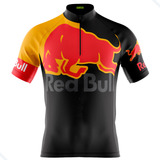 Camisa De Ciclismo Manga Curta Masculina Energético Uv +50