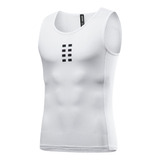 Camisa De Ciclismo Masculina Sem Mangas Base Layers, Camiset