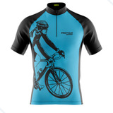 Camisa De Ciclismo Masculino Pro Tour Bike Proteção Uv +50
