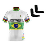 Camisa De Ciclismo Xfreedom C/ Proteção Uv+par De Manguitos
