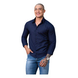Camisa De Manga Comprida Slim Fit Super Confortável