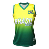 Camisa De Vôlei Brasil Retrô Olimpíadas 2008 - Voleibol
