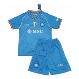 Camisa Do Napoli Com Shorts Infantil