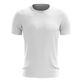 Camisa Dry Fit Masculina Branca Infantil Proteção Solar Uv