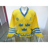 Camisa Federação Sueca De Hóquei No Gelo 1995 - Rara