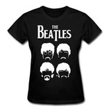 Camisa Feminina Baby Look The Beatles