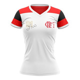 Camisa Flamengo - Zico Retro Babylook Femenina