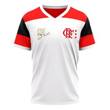 Camisa Flamengo Masculina Zico 81 Branca Oficial Licenciada