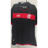 Camisa Flamengo Olympikus Preta Ronaldinho Original 