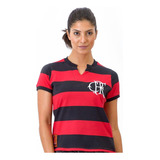 Camisa Flamengo Retrô Baby Look Tri-carioca 1979 Feminina