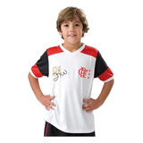 Camisa Flamengo Zico Retrô Infantil Oficial - Licenciada 