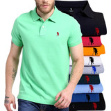 Camisa Gola Polo Masculina Grandes Marcas 12 Cores Revenda