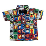 Camisa Heróis Vingadores Infantil