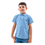 Camisa Infantil Polo Piquet Algodão Manga Curta Confortável
