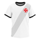 Camisa Infantil Vasco Da Gama Cruz De Malta Branca Oficial