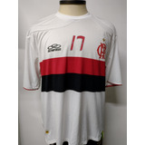 Camisa Jogo Flamengo 2009 Branca #17 Olimpikus 