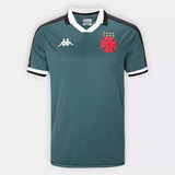Camisa Kappa Vasco Goleiro 2024 Azul Petróleo