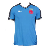 Camisa Kappa Vasco Goleiro 2024 Oficial Masculina - Azul