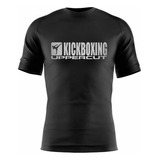 Camisa Kickboxing Treino - Malha Fria - Uv50+ Preta