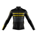 Camisa Livestrong Manga Longa Esporte Bicicleta Fitness Mtb