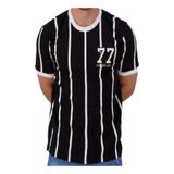 Camisa Masculina Corinthians Retrô 1977 100% Algodão