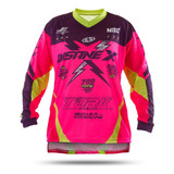 Camisa Motocross Infantil Insane X Trilha Off Road Enduro