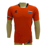 Camisa Nevobo Holanda Volei Errea 17/18 Lrj