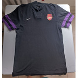 Camisa Nike Polo Arsenal Autêntica Preta