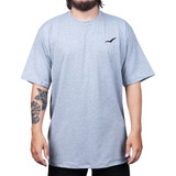 Camisa Oversized Cinza Camiseta Streetwear Alta Qualidade