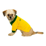 Camisa Para Cachorro Gato Pólo Time Brasil Esporte Pet Dog C