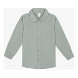Camisa Polo Infantil Manga Longa Trick Nick Cinza