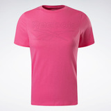 Camisa Reebok Logo Tee Feminina Rosa