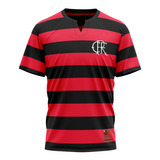 Camisa Retro Flamengo Anos 70 Rubro-negro Licenciado
