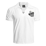 Camisa Retrô Santos Pelé 1962/1963 Branca Oficial