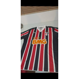 Camisa São Paulo Fc Reebok Listrada 2011 Tamanho Gg - 69 Cm 