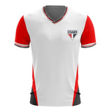 Camisa São Paulo Oficial Licenciada 2023 Plus Size Dryfit Uv