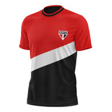 Camisa São Paulo Oficial Plus Size Tricolor Licenciada Nova
