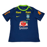 Camisa Seleção Brasileira 2024/25 Treino Azul Marinho
