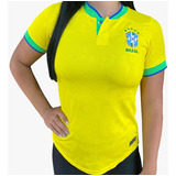 Camisa Seleção Brasleira Feminina Super Queima De Estoque