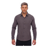 Camisa Social Masculina Manga Longa Slim Executivo Premium