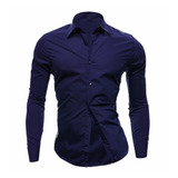 Camisa Social Masculina Slim Fit Luxo Pronta Entrega