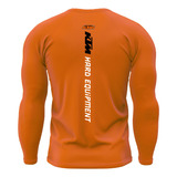 Camisa Térmica Ktm Rashguard Frio Compressão Segunda Pele Uv