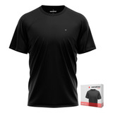 Camisa Termica Masculina Academia Dry-fit Esporte Preta Uv