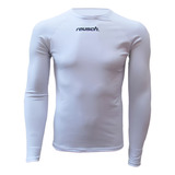 Camisa Térmica Reusch Underjersey Branca Uv50+ Personalize!