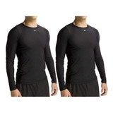 Camisa Térmica Segunda Pele Proteçãouv Compressão Kit2 Kanxa