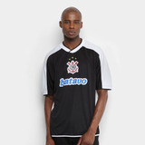 Camisa Topper Corinthians Mundial 2000 Retro - Preta