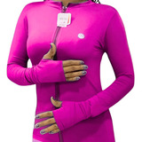 Camisa Uv - Blusa Tecido Gelado Macio Proteção Solar Zíper